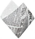 SACCHETTO APERTO 2 LATI ANTIGRASSO JOURNAL 17X18cm.(CF=500PZ