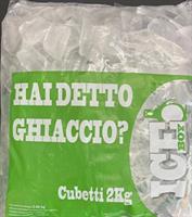 GHIACCIO ITALIANO A CUBETTI BUSTA DA 2 KG (CT DA 6 BUSTE)