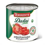 POLPA DI POMOD. CUBETTI DADINI KG.2,55 LA TORRENTE (CT=6P