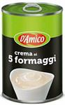 CREMA AI 5 FORMAGGI GR.390 D'AMICO (CT.=12PZ)