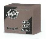 TOVAGLIOLI 24X24 2VELI MARRONE CF=100 PZ. SOFFICE (CT=24CF)